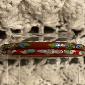 Vintage Enameled Bangle Bracelets